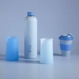 Sky + kingfisher | stegg | silicone unbreakable highball glasses