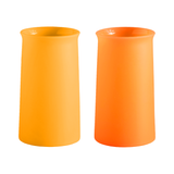Buttermilk + cantaloupe | stegg | silicone unbreakable highball glasses