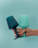 Mist + ink | swepp | silicone unbreakable wine glasses