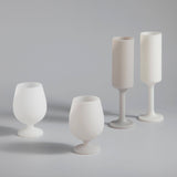 Blanc + dove | seff | silicone unbreakable champagne flute