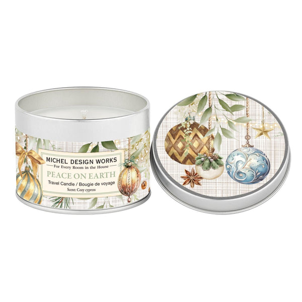 Peace on Earth Travel Candle
