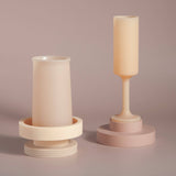 Wheat + oat | stegg |  silicone unbreakable highball glasses