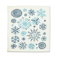 Allover Snowflakes Dishcloths (Set of 2)