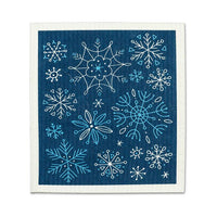 Allover Snowflakes Dishcloths (Set of 2)