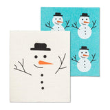 Snowman Dishcloths (Set of 2)