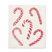 Candycane Dishcloths (Set of 2)