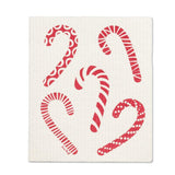 Candycane Dishcloths (Set of 2)