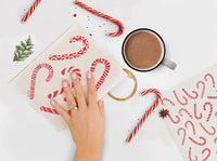 Candycane Dishcloths (Set of 2)