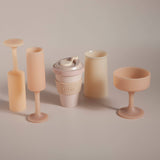 Wheat + oat | mecc |  silicone unbreakable cocktail glasses