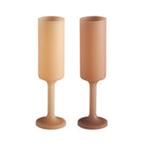 Wheat + oat | seff | silicone unbreakable champagne flute