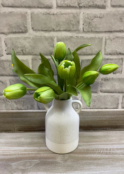 Fresh Touch Tulips - 12" Green