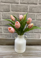 Fresh Touch Tulips - 12" Pink