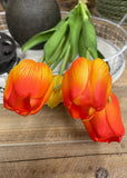 Fresh Touch Tulips - 18" Orange