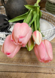 Fresh Touch Tulips - 18" Pink