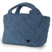 Brandon Small Woven Tote - Denim