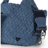 Brandon Small Woven Tote - Denim