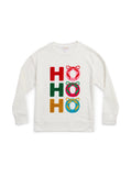 Ho Ho Ho Bows Classic Sweatshirt -  Ivory