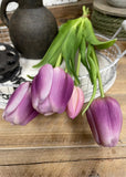 Fresh Touch Tulips - 18" Lavender