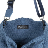 Brandon Small Woven Tote - Denim