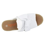 Bernie Mev Venti Freesia Wedge Sandal - White Silver