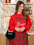Merry & Bright Sweater - Red