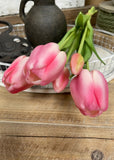 Fresh Touch Tulips - 18" Cotton