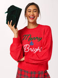 Merry & Bright Sweater - Red