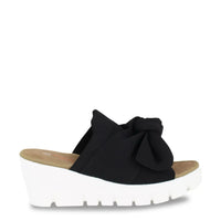 Bernie Mev Venti Freesia Wedge Sandal - Black