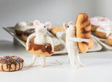 Mouse in Donut Ornament