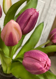 Fresh Touch Tulips - 12" Light Plum