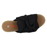 Bernie Mev Venti Freesia Wedge Sandal - Black