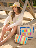 Beach Bag "Out Of Office" Natural