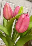 Fresh Touch Tulips - 12" Deep Blush