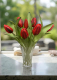 Fresh Touch Tulips - 12" Red
