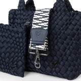 Brandon Small Woven Tote - Navy