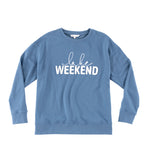 Lake Weekend Sweatshirt - Blue