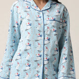 Snowman Ski PJ Set