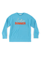 "Endless Summer"  Sweatshirt - Aqua