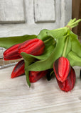 Fresh Touch Tulips - 12" Red