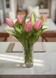 Fresh Touch Tulips - 12" Deep Blush