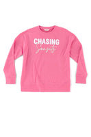 "Chasing Sunsets"  Sweatshirt - Bubblegum