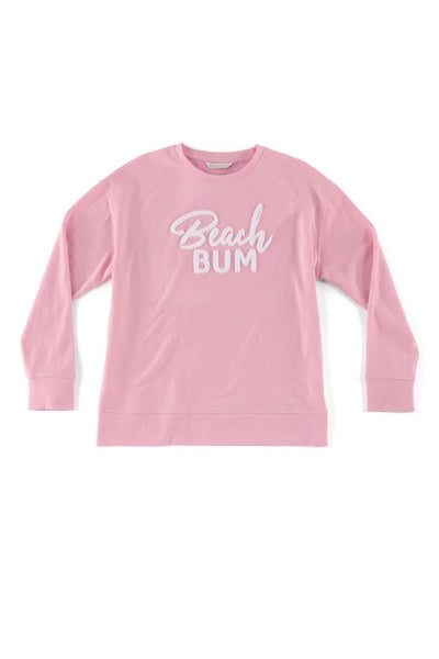"Beach Bum"  Sweatshirt - Blush