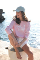 "Beach Bum"  Sweatshirt - Blush