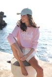 "Beach Bum"  Sweatshirt - Blush