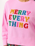Merry Everything Relaxed Sweatshirt - Candy Pink