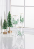 Winter Trees Stemless Wine Glass