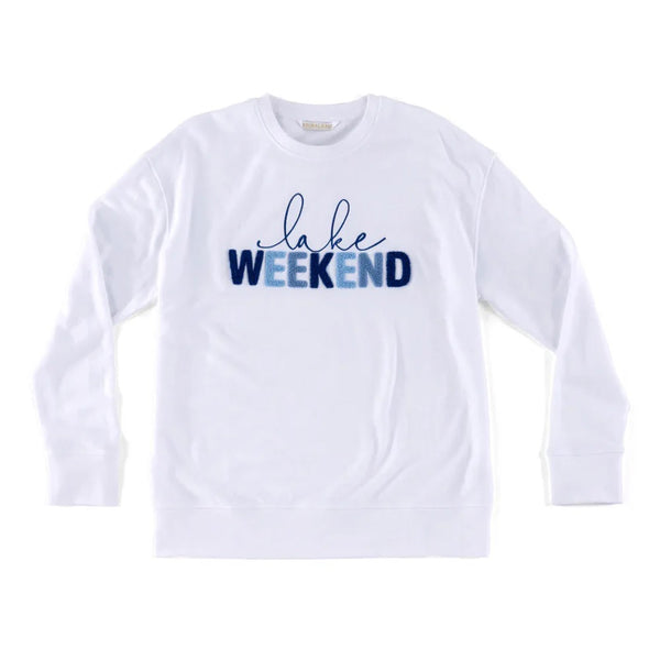 Lake Weekend Sweatshirt - White