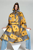 RainKiss Rain Poncho - Sunset x Smiley