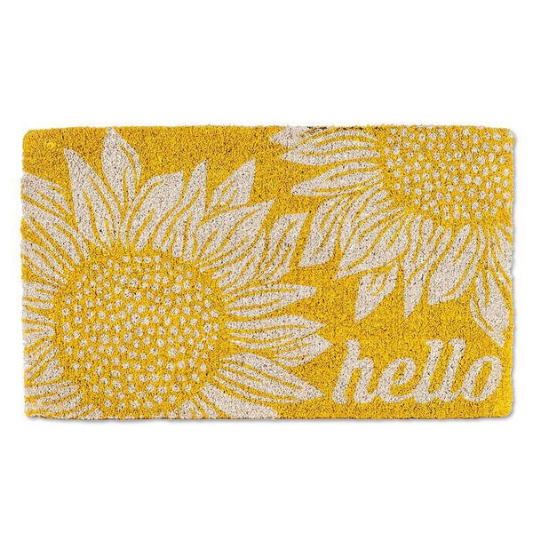 Sunflower Hello Doormat