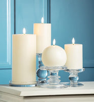 LED Pillar Candle - Sand 3x5"H